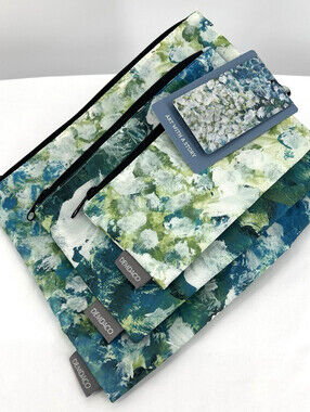 Demdaco 3 piece Set Polyester Hydrangea by Midori Art with a story Womens